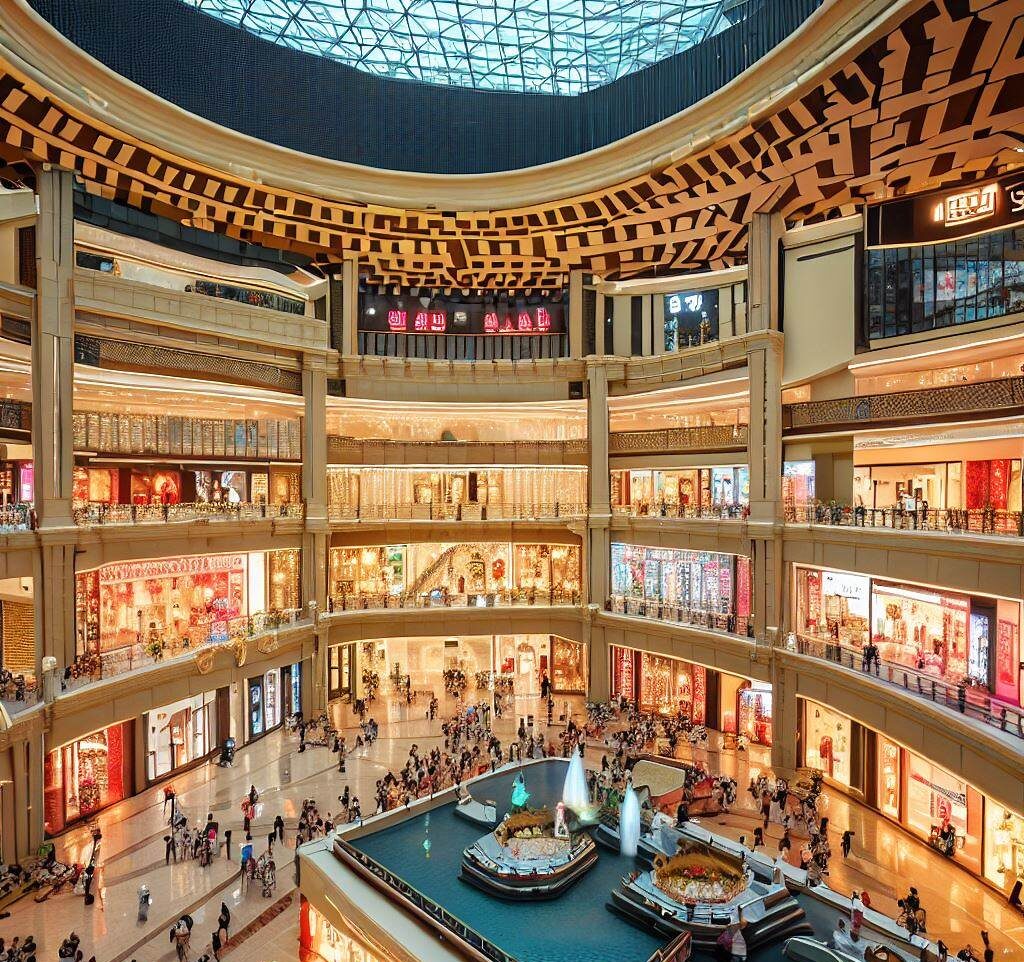 The biggest shopping malls in China